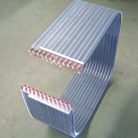 cambiador de aluminio de condicionamiento agua-aire frío/caliente de 1.9MPa del sistema de la aleta del tubo de cobre de calor