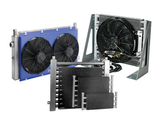 Cambiador de calor hidráulico de aluminio de la aleta de la placa, refrigerador de aceite del alto rendimiento