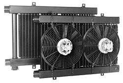 Cambiador de calor hidráulico de aluminio de la aleta de la placa, refrigerador de aceite del alto rendimiento