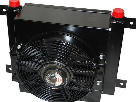 Aleta resistente de la placa del cambiador de calor del aceite hidráulico para el excavador con la fan