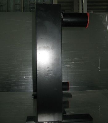 Aleta de la placa negra que suelda el cambiador de calor del aceite hidráulico para el excavador/el rodillo vibrátil