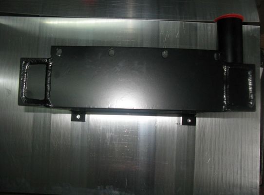 Aleta de la placa negra que suelda el cambiador de calor del aceite hidráulico para el excavador/el rodillo vibrátil