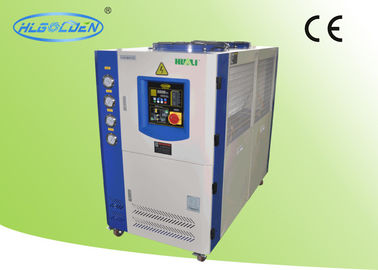 La recirculación del aire refrescó la caja industrial del refrigerador de agua, organiza la protección de la reversión