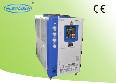 La recirculación del aire refrescó la caja industrial del refrigerador de agua, organiza la protección de la reversión