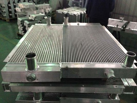 Cambiador de calor de aluminio de la Placa-barra usado para el enfriamiento del motor