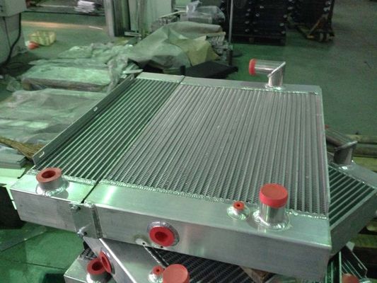 Cambiador de calor de aluminio de la Placa-barra usado para el enfriamiento del motor