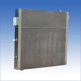 Placa soldada vacío del cambiador de calor del compresor de aire - radiador de aluminio del aceite de la aleta