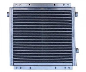 Placa soldada vacío del cambiador de calor del compresor de aire - radiador de aluminio del aceite de la aleta