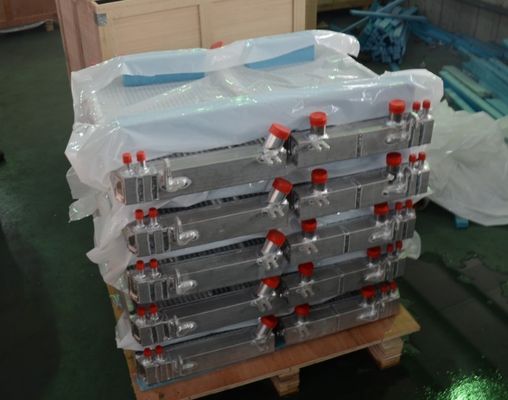 Cambiador de calor de aluminio del compresor de aire con bueno refrescando eficacia