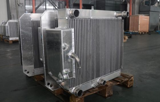 El soldar y argón del vacío que sueldan con autógena el solo cambiador de calor del compresor del tornillo
