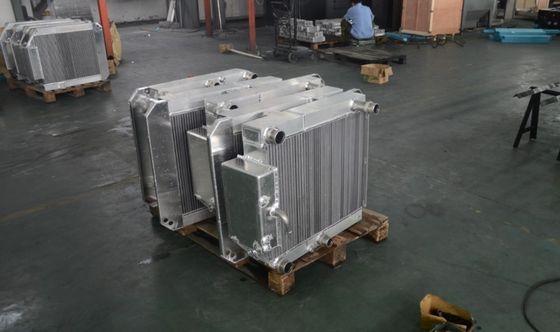 El soldar y argón del vacío que sueldan con autógena el solo cambiador de calor del compresor del tornillo