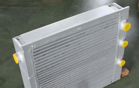 Aleta de aluminio de la placa del refrigerador del cambiador de calor del aire del aceite para el compresor de aire