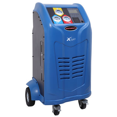 Máquina refrigerante de la recuperación de la CA con la base de datos y la impresora
