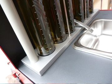 Máquina ultrasónica del limpiador del inyector de combustible soportable con la pantalla LED