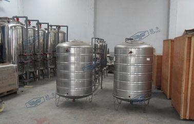Máquina del purificador del agua del sistema de tratamiento de suministro de agua del intercambiador de iones RO