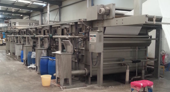 Dos abajo conducen la máquina industrial hecha punto del lavado de la Ninguno-tensión de los rodillos de guía