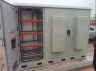 Gabinete al aire libre de las telecomunicaciones con el acondicionador de aire de AC/DC, el cambiador de calor o el acondicionador de aire de TEC