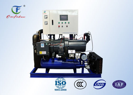 Atornille la unidad del compresor con control del PLC y el compresor de Bitzer CSH para la tienda fría de R407C 2℃