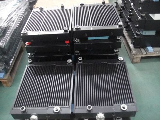 Vehículo de aluminio modificado para requisitos particulares del universal del refrigerador de aceite de la aleta de la placa