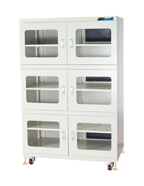 Gabinete de almacenamiento blanco de la cámara del control de humedad 1250L para la lente de cámaras