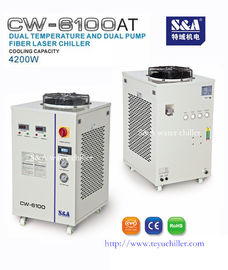 Refrigerador de agua industrial para el laser CW-6100AT de la fibra 500W